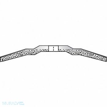 NORTON Depressed Center Whl T28 9x1/4x5/8-11 AO, 5A878