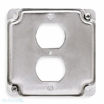 RACO Electrical Box Cover Square 4 in., 5AA31