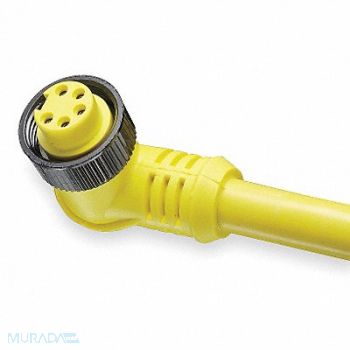 BRAD HARRISON Cordset 5 Pin Receptacle Female, 5AA52