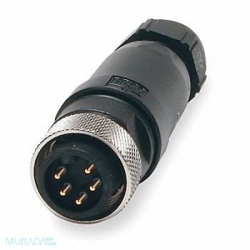 BRAD HARRISON Internal Thread Connector 5 Male 16 AWG, 5AA64