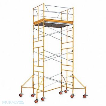 BIL-JAX Scaffold Tower 22 ft H Steel/Alum/Wood, 5AA88