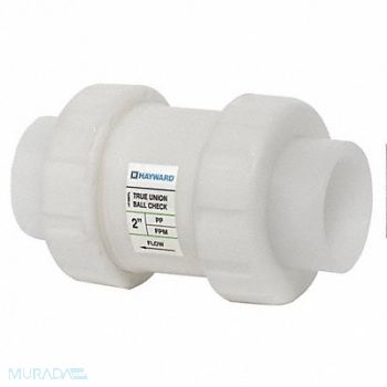 HAYWARD Union Check Valve PP 3/4 FNPT, 5AAX7