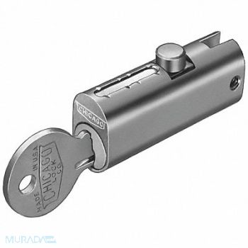 COMPX CHICAGO File Cabinet Locks Silver, 5AHF1