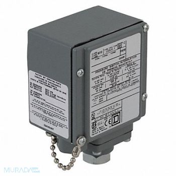 SQUARE D Pressure Switch 13 to 425 psi Diaphragm, 5B422