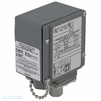 SQUARE D Pressure Switch 5 to 250 psi 1/4-18 FNPT, 5B423