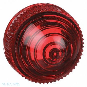 SCHNEIDER ELECTRIC Pilot Light Lens 30mm Red Plastic, 5B461