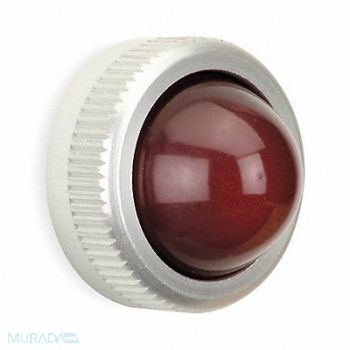 SCHNEIDER ELECTRIC Pilot Light Lens 30mm Red Glass, 5B464