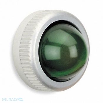 SCHNEIDER ELECTRIC Pilot Light Lens 25mm Green Glass, 5B562