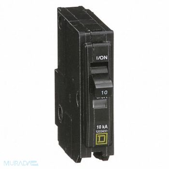 SQUARE D Circuit Breaker 10A Plug In 120/240V 1P, 5B720