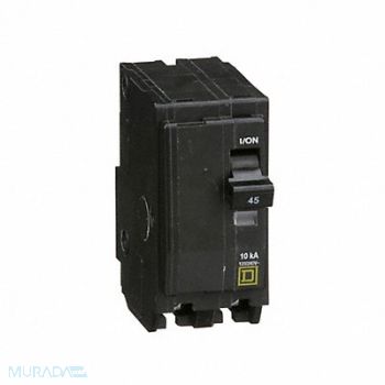 SQUARE D Circuit Breaker 45A Plug In 120/240V 2P, 5B744