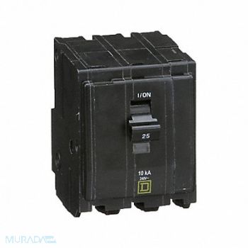 SQUARE D Circuit Breaker 25A Plug In 120/240V 3P, 5B760