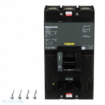 SQUARE D Circuit Breaker 225A 3P 600VAC LAL, 5B914