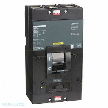 SQUARE D Circuit Breaker 400A 3P 600VAC LAL, 5B918