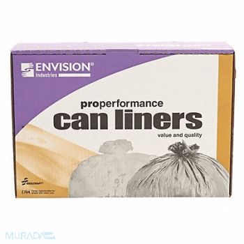 ABILITY ONE Trash Bag 10 gal Clear PK1000, 5BB29