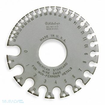 MITUTOYO Sheet Metal Thick Gauge Out Dia 3.325, 5C735