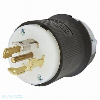 HUBBELL Plug 277/480VAC 30A L22-30P 4P 5W 3PH, 5C789