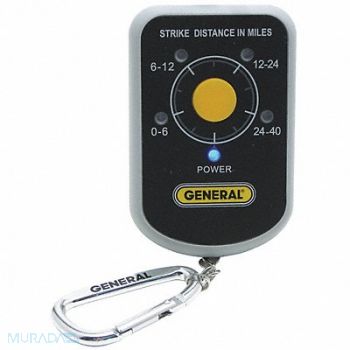 GENERAL Personal Lightning Detector 40 Miles, 5CFK7
