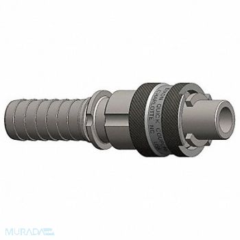 DIXON VALVE COUPLING Quick Connect Plug 1/2 Body 3/4 Barb, 5CGH4