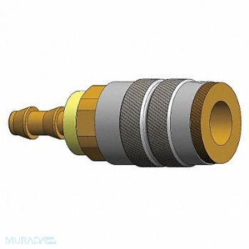 DIXON VALVE COUPLING Quick Connect Socket 1/4 Body 1/4 Barb, 5CGU0