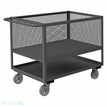 GRAINGER APPROVED 4 Sided Box Cart 2000 lb., 5CHG8