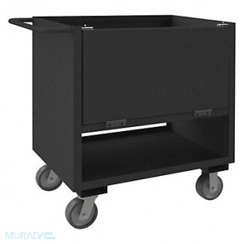 GRAINGER APPROVED 4 Sided Box Cart 2000 lb., 5CHJ6