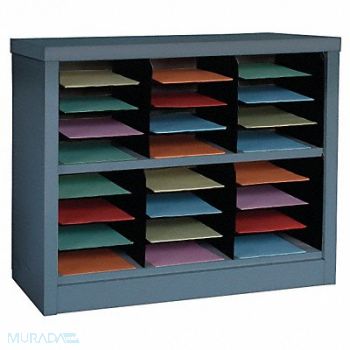 GRAINGER APPROVED Literature Organizer 30 In H Gray, 5CRY0
