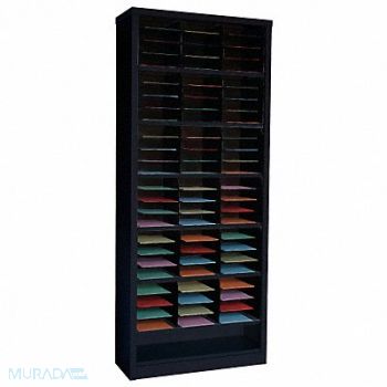 GRAINGER APPROVED Literature Organizer 84 In H Black, 5CRY5