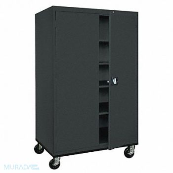 SANDUSKY Storage Cabinet 78 x46 x24 Black 2Shlv, 5DCT3
