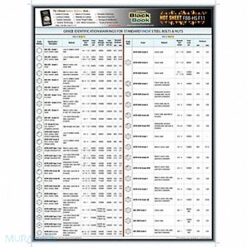 GRAINGER APPROVED Fastener TechSheet In/Metric Comparison, 5DFF1