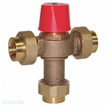 WATTS Mixing Valve Brass 0.5 to 23 gpm 150 psi, 5DMF3