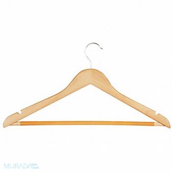 HONEY-CAN-DO D7951 Wood Suit Hanger Maple PK24, 5DMK3