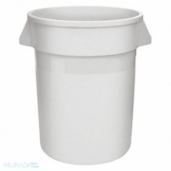 TOUGH GUY D5944 Utility Container 32 gal White, 5DMT4