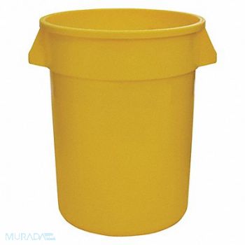 TOUGH GUY D5945 Utility Container 44 gal Yellow, 5DMU2