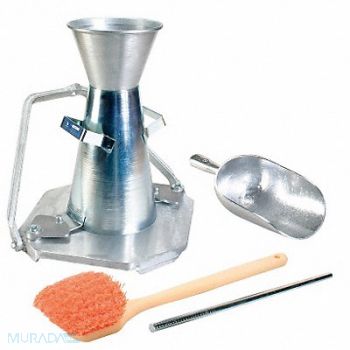 GRAINGER APPROVED Slump Cone Test Set, 5DPD5