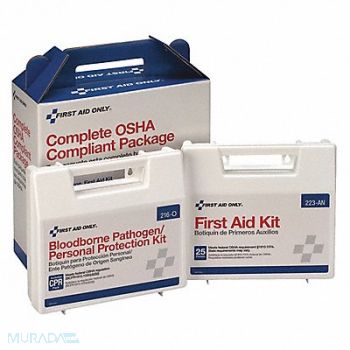 FIRST AID ONLY First Aid and BBP Kit Bulk 139Pcs, 5DXX5