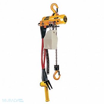 HARRINGTON Air Chain Hoist 250 lb Cap. 20 ft Lift, 5DZF8