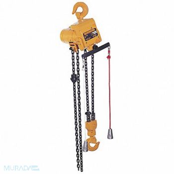 HARRINGTON Air Chain Hoist 2000 lb Cap. 15 ft Lft, 5DZL0