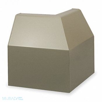 BEACON MORRIS Bsebrd Htr Outside Corner 90 degs Steel, 5E312