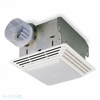 BROAN Ceiling Vntlr 4In Duct Galv Steel 120 V, 5E834