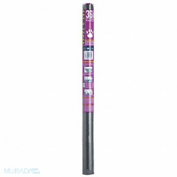 SAINT-GOBAIN ADFORS Pet Screen Polyester 36in.x7ft. Charcoal, 36Y947