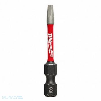 MILWAUKEE Insert Bit 1/4 Square Recess #1 2, 5EAY5