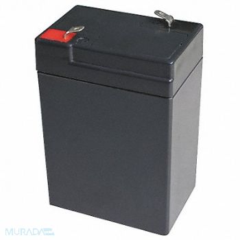 GRAINGER APPROVED Sealed Lead Acid Battery 6VDC 5Ah, 5EFG4