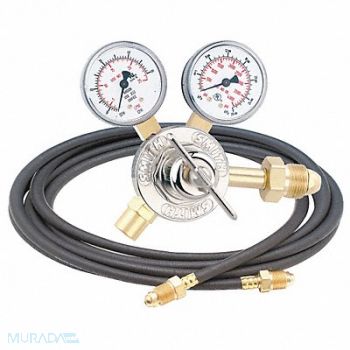 SMITH EQUIPMENT MILLER 1 Stage Flow Gauge Reg/Hose Kit, 5EFY2