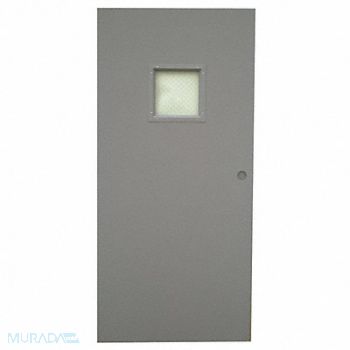 CECO D3681 Metal Door With Glass Type 1 80 x 30 In, 5EJE7