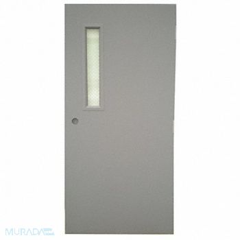 CECO D3698 Metal Door With Glass Type 1 80 x 30 In, 5EJE9