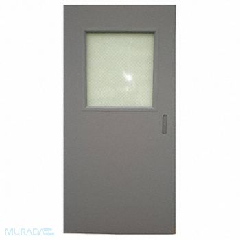 CECO D3718 Metal Door With Glass Type 1 80 x 32 In, 5EJF7