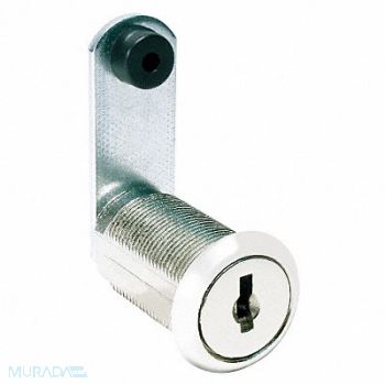 COMPX NATIONAL D3737 Cam Lock For Thickness 7/32 in Nickel, 5EKT0