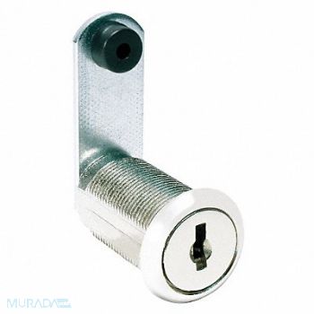 COMPX NATIONAL D3737 Cam Lock For Thickness 7/32 in Nickel, 5EKT1