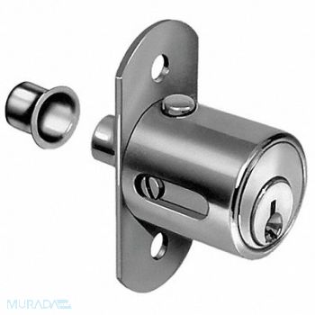 COMPX NATIONAL Sliding Door Lock Chrome Key 915, 5ELC8