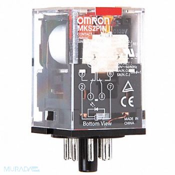 OMRON H7942 Gen Purpose Relay 8 Pin Octal 120VAC, 5EMG3